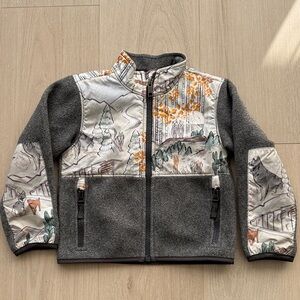 The North Face Kids Jacket - Gray and Cream